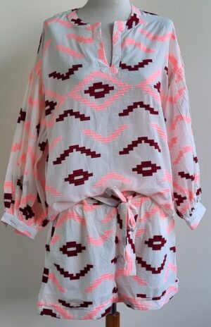 Bianca Paris blouse met short mt. TU/T2 Nieuw