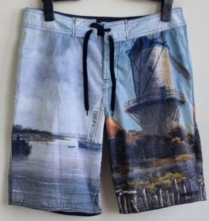 Brunotti blauwe (zwemshort) met molen mt. 32