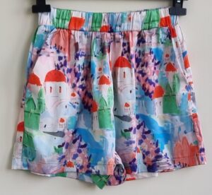 Loavies gekleurde short mt. S