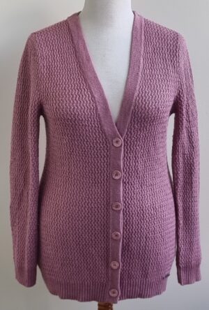 Bellisimo oudroze vest met glimmertje mt. L/XL
