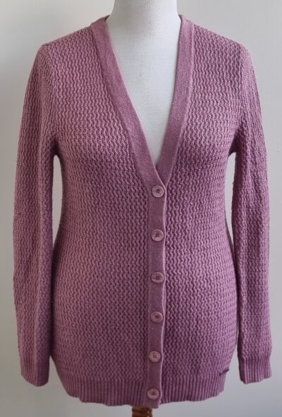 Bellisimo oudroze vest met glimmertje mt. L/XL