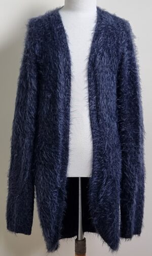 Dress Like Flo lang donkerblauw vest met glittertje mt. 164