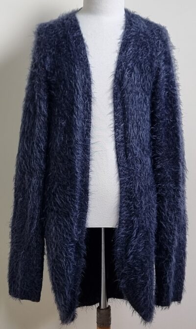 Dress Like Flo lang donkerblauw vest met glittertje mt. 164