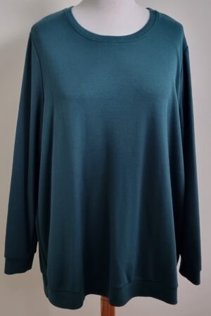 Zizzi donkergroene sweater mt. 50/52 (L)