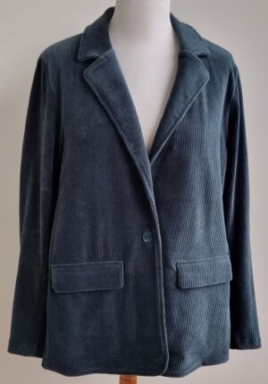 Yesta groen stretchy blazertje mt. 52 (3) NIEUW