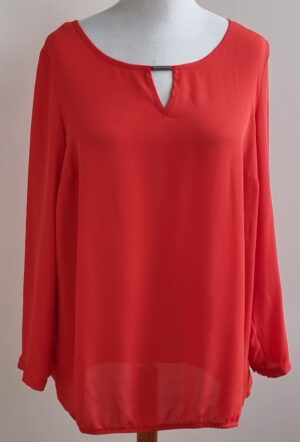 Promiss oranje blouse mt. 50