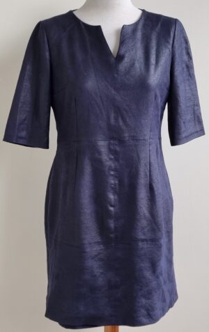 Senso donkerblauw leather look jurkje mt. 38