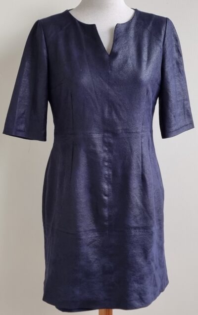 Senso donkerblauw leather look jurkje mt. 38