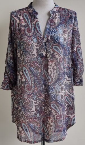 J&S Millenium gekleurde blouse mt. S