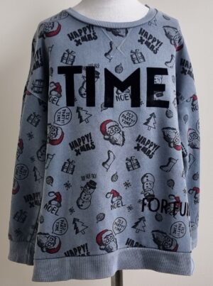Zara grijze kerst sweater mt. 122