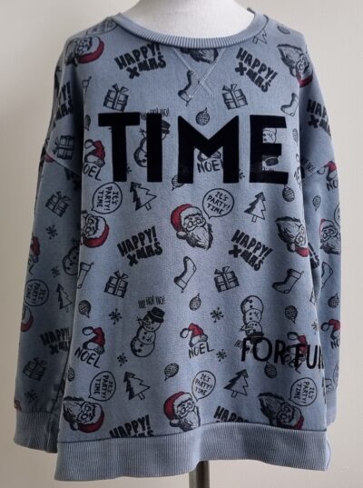 Zara grijze kerst sweater mt. 122
