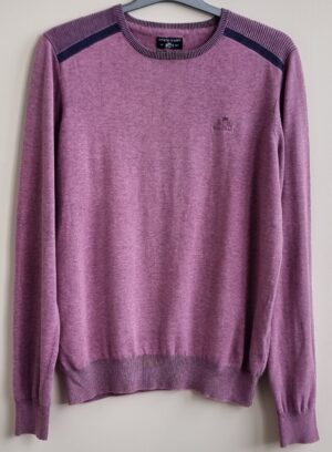 State of Art roze/blauwe trui mt. M