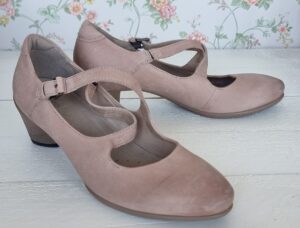 Ecco beige /lichtbruine pumps mt. 41