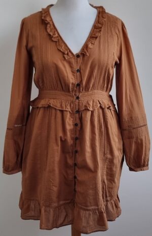 Scotch & Soda bruine jurk mt. L