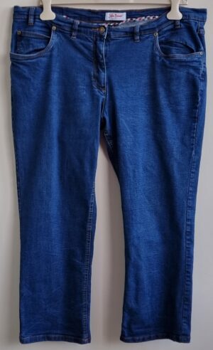 John Baner mid blue stretchy jeans mt. 52