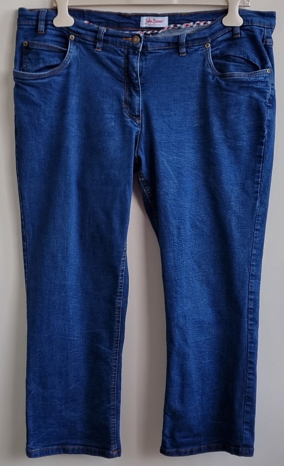 John Baner mid blue stretchy jeans mt. 52