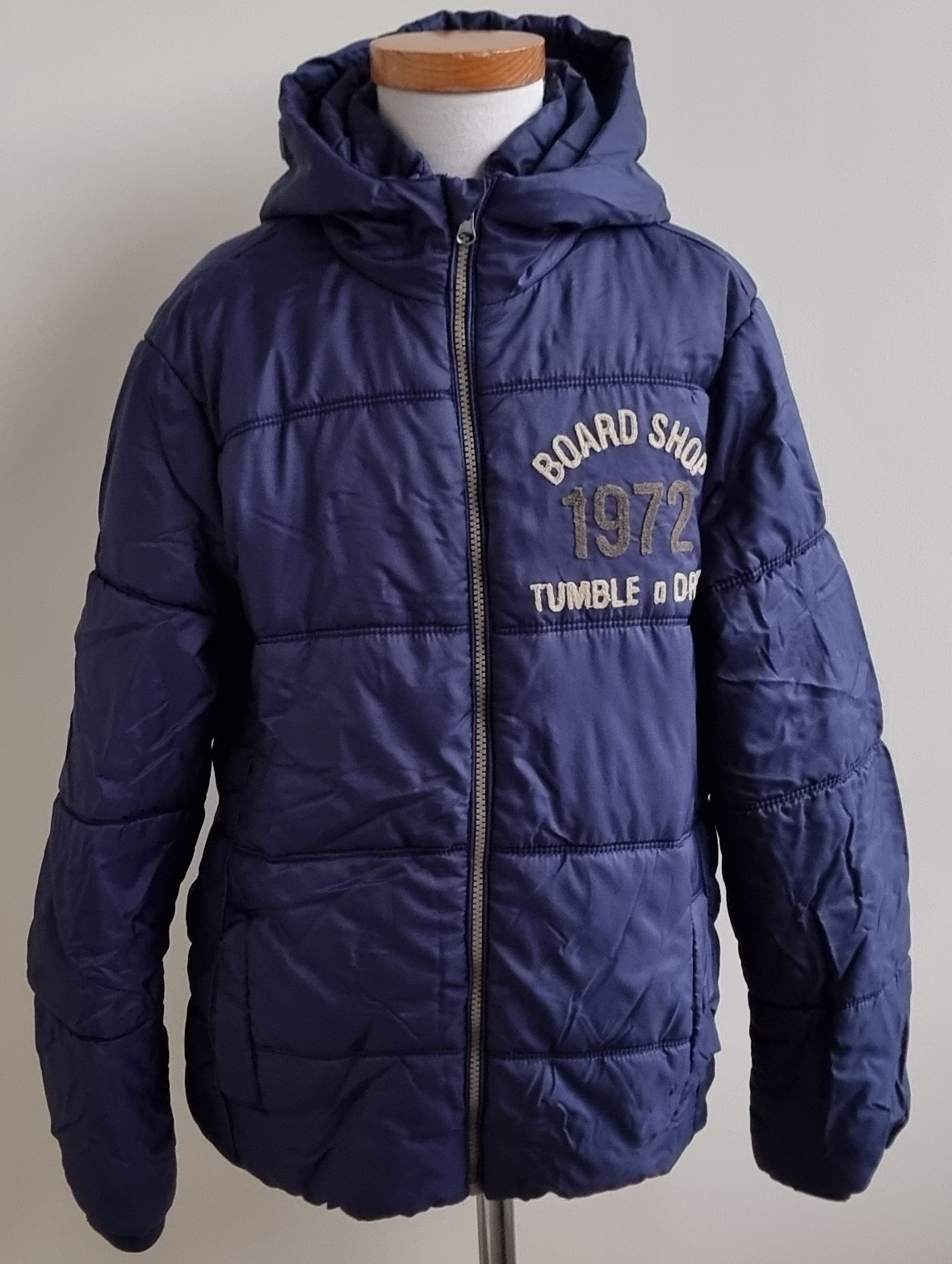Tumble 'n Dry blauwe winterjas mt. 158/164