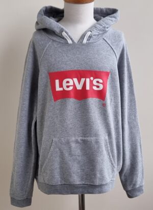 Levi's grijze capuchon sweater mt. 176 (16)