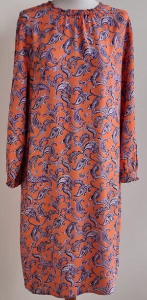 Street One oranje jurkje met paisley print mt. 40