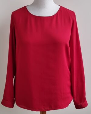 Greiff rode dubbele blouse mt. 42