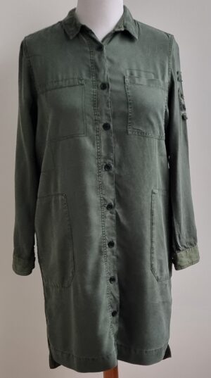 Only groen jeans jurkje mt. 40