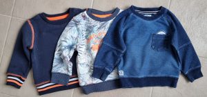 3 Sweaters van verschillende merken mt. 92