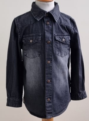 Sturdy zwart jeans overhemd mt. 92
