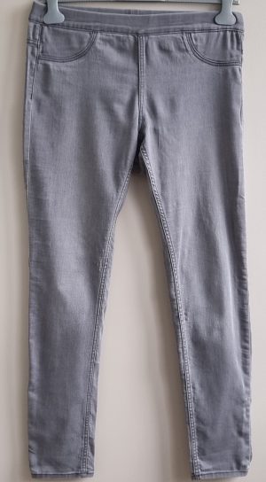 H&M grijze stretchy jeans tregging mt. 40