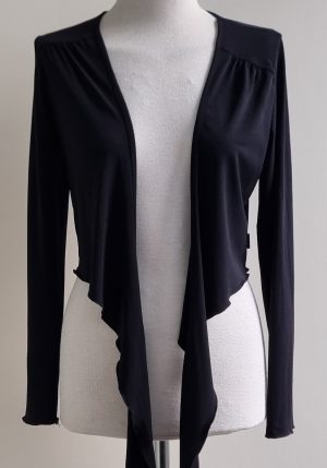 Didi zwart kort knoopvestje mt. S