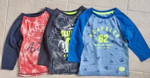 We Fashion 3 longsleeves mt. 92