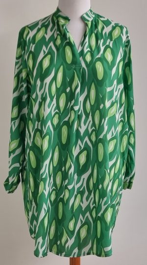Made in Italy tuniek in groen tinten mt. 46