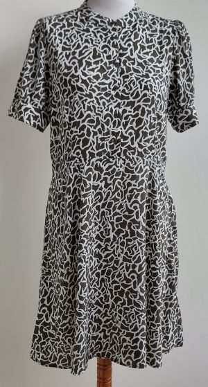 OVS groen/creme jurkje mt. 42 (IT46)