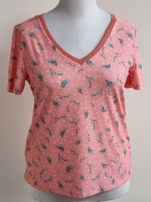 PTC zalm roze shirt met print mt. L