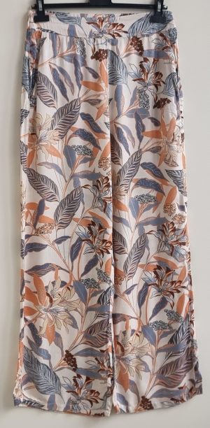 Alliance beige broek met prints mt. 38