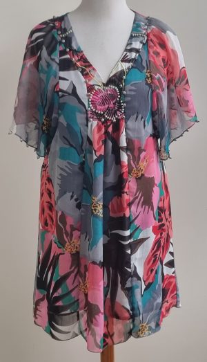 Zidane gekleurd jurkje mt. XL