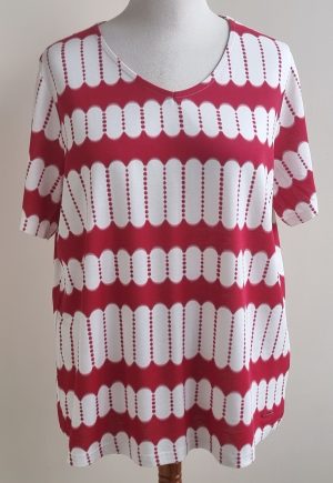 Collection L rood/wit t-shirt mt. 50