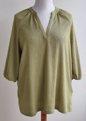 MS Mode groen shirt mt. L