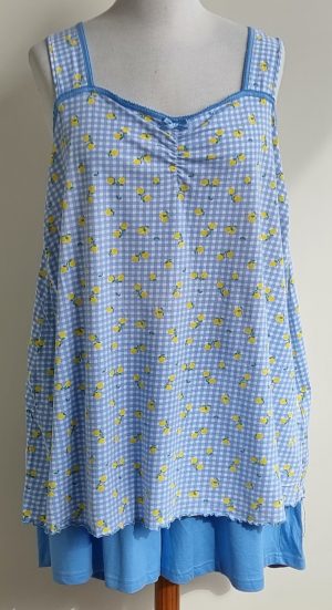 Ulla Popken 2-delige pyjama set kort mt. 54/56