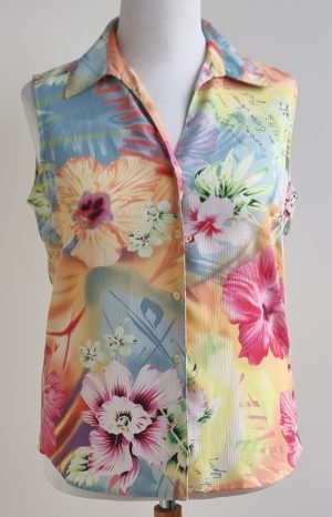 Kingfield gekleurde blouse mt. 42