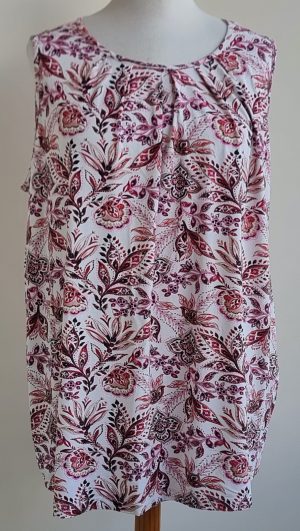 MS Mode rood/witte top mt. XL (48/50)