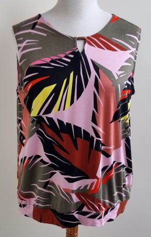 Fransa gekleurde stretchy top mt. XL