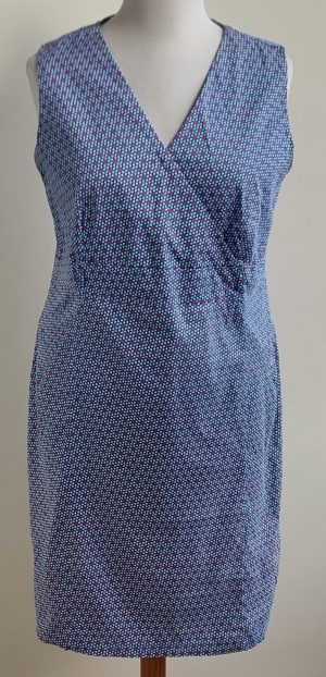 Upgrade blauw/roze vintage jurkje mt. 42