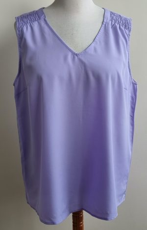 Bel & Bo lila blouse top mt. 48