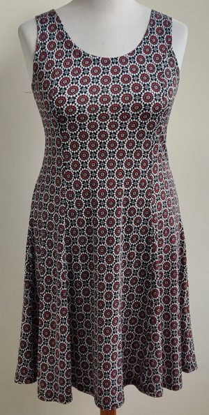 Sweet Girl zwart/rood jurkje mt. M/L