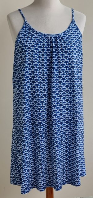 Cellbes Beach blauw strandjurkje mt. 46/48