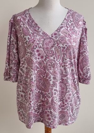 MS Mode roze/beige shirt mt. XL