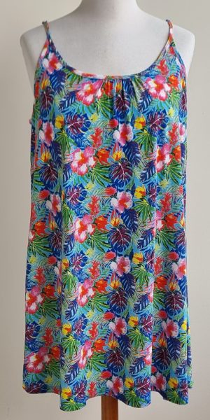 Cellbes Beach gekleurd strandjurkje mt. 46/48