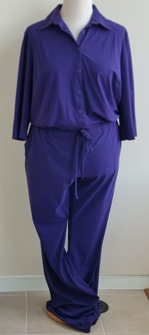 LaDress paarse jumpsuit mt. XXL NIEUW