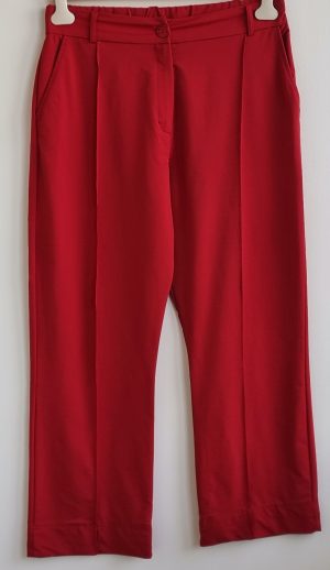 Je m'appelle rode broek met wijde pijpen mt. XL