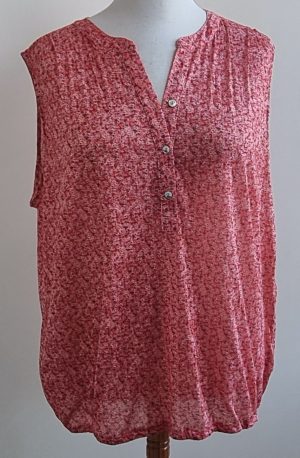 Norah roze top met printjes mt. 48